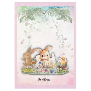 Personalized Easter Brunch  Tablecloth