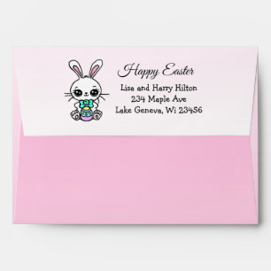 Personalized Easter Bunny and Address Envelope