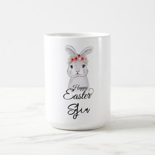 Personalized Easter Bunny Cute Gift for Child  Coffee Mug