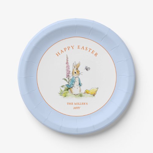 Personalized Easter Bunny Easter Brunch  Paper Plates