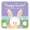 Personalized Easter Bunny Eggs Label Stickers