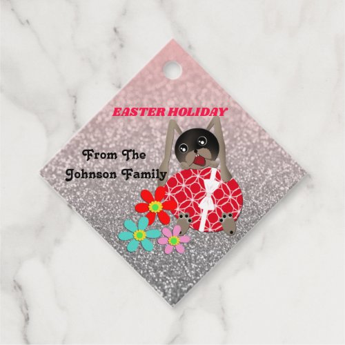 Personalized Easter Bunny Favor Tags