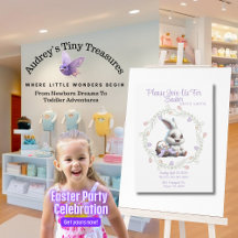 Personalized Easter Bunny Invitation