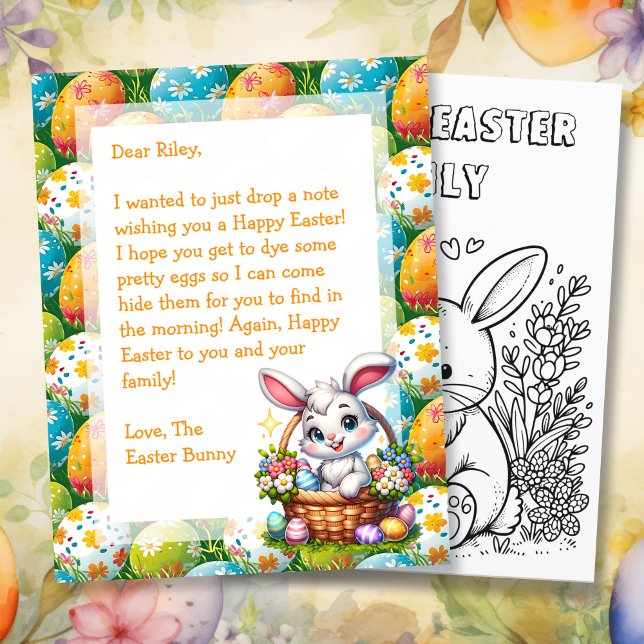 Personalized Easter Bunny Letter for Kids (Creator Uploaded)