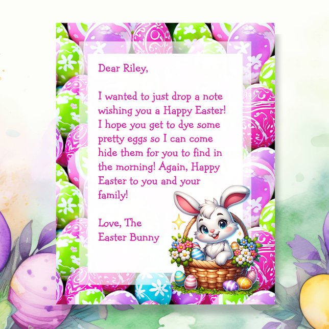 Personalized Easter Bunny Letter for Kids (Creator Uploaded)