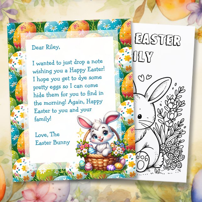 Personalized Easter Bunny Letter for Kids (Creator Uploaded)