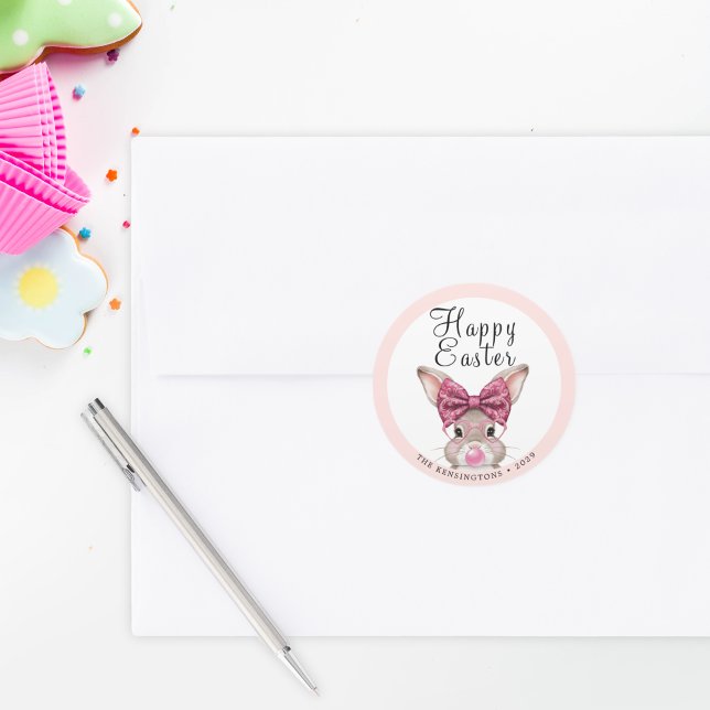Personalized Easter Bunny Stickers (Personalized Easter Bunny Stickers)