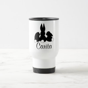 Personalized Easter Bunny Travel/Commuter Mug