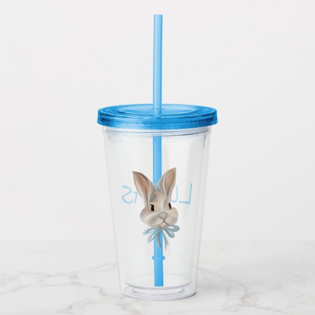 Personalized Easter Bunny Tumbler  (Front)