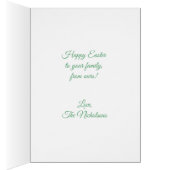 Personalized Easter Card, Vintage Angel with Lamb (Inside (Right))