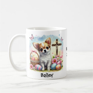 Personalized Easter Chihuahua Dog  Coffee Mug