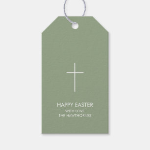 Personalized Easter Cross Gift Tags