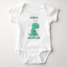 Personalized Easter Dino Bodysuit