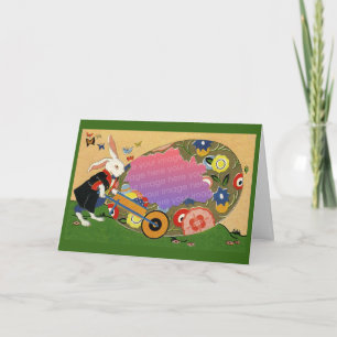 Personalized Easter Egg Cutout Card