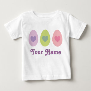 Personalized Easter Egg Holiday Gift Baby T-Shirt
