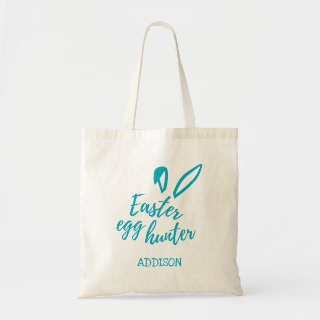 Personalized Easter Egg Hunt Tote Bag (Front)