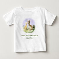 Personalized Easter Egg Hunting Team Bunny