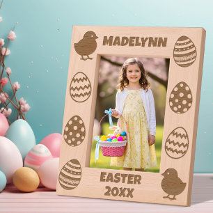 Personalized Easter Eggs & Baby Chicks Engraved Frames