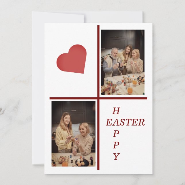 Personalized Easter Greeting Cards – Customize It (Front)