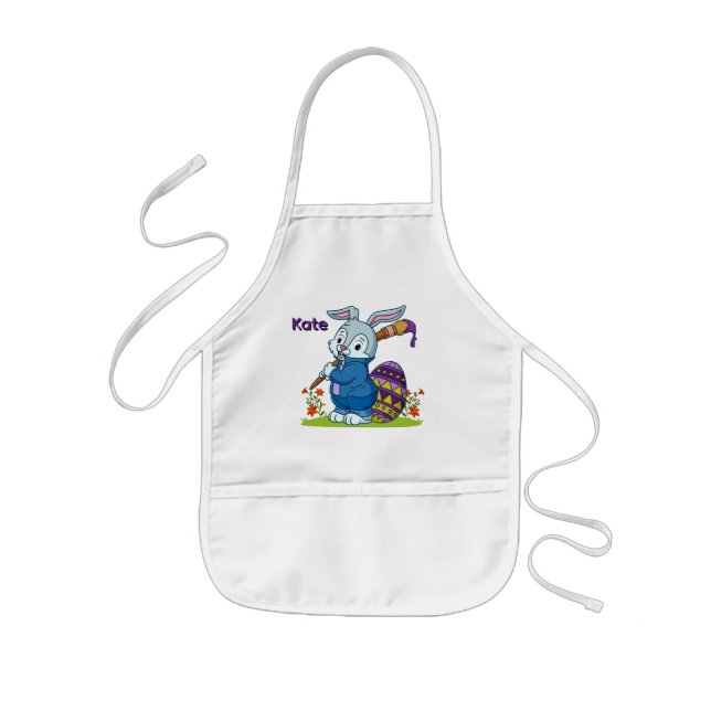 Personalized Easter Painter  Kids' Apron (Front)