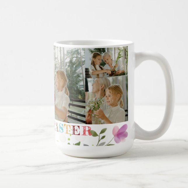 Personalized Easter Photo Collage Mug (Right)