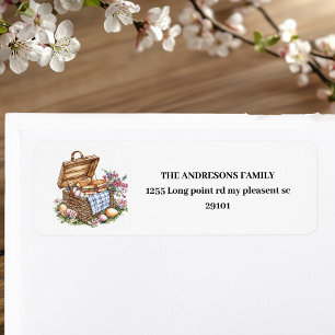 Personalized Easter Picnic Label