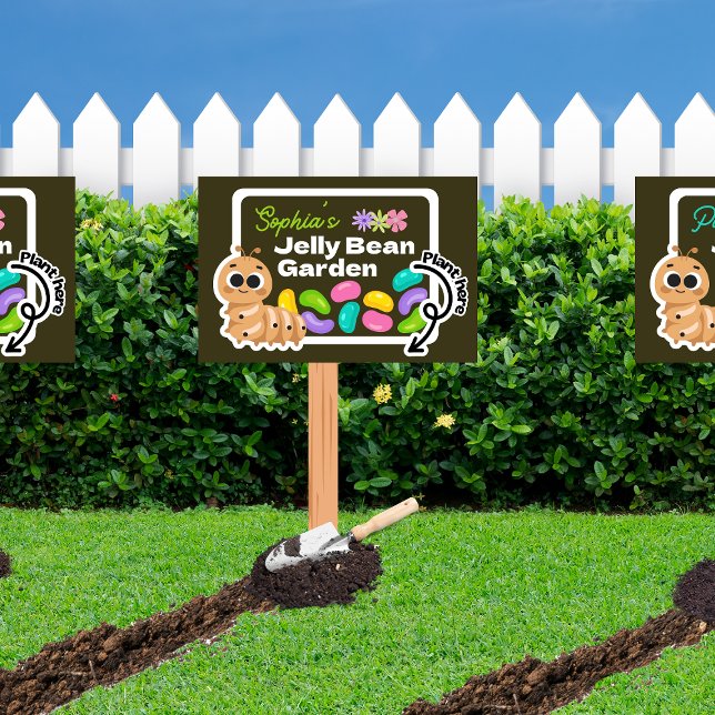 Personalized Easter Sign Jelly Bean Garden Party (Creator Uploaded)