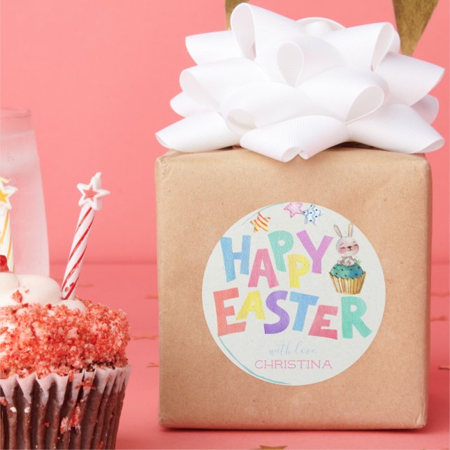 Personalized Easter Stickers (Party)