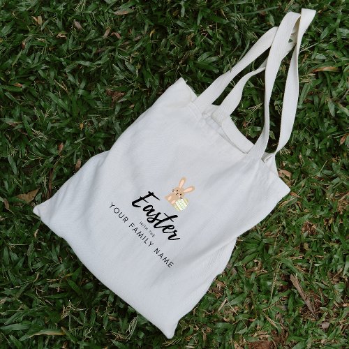 Personalized Easter Tote Bag