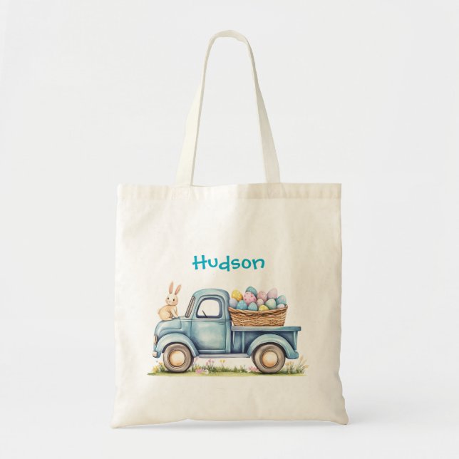 Personalized Easter Tote for Kids Bag (Front)