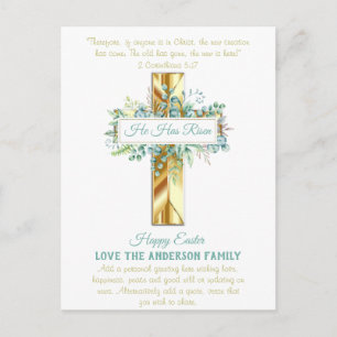 Personalized Easter Vintage Budget PHOTO Postcard