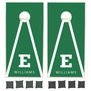 Personalized Eastern Michigan Cornhole Set