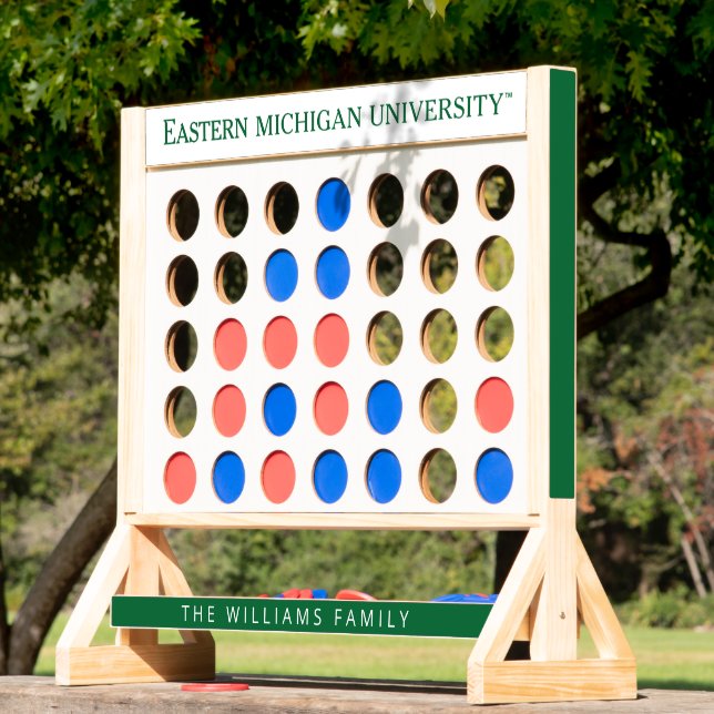 Personalized Eastern Michigan Fast Four (Lawn)