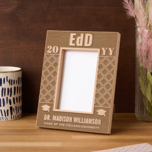 Personalized EdD Doctor Of Education Graduation Engraved Frames