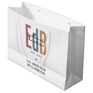 Personalized EdD Doctor Of Education Graduation Large Gift Bag