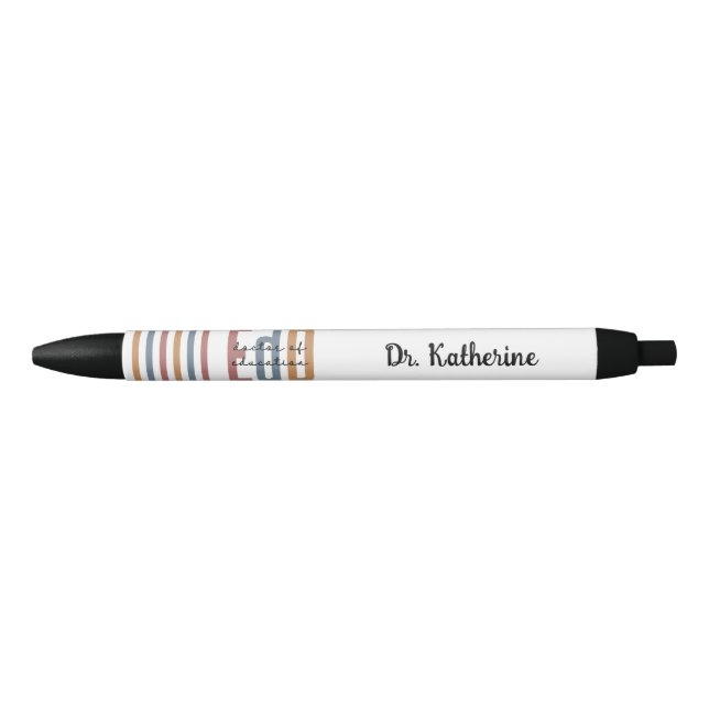 Personalized EdD Doctor Of Education Graduation Pen (Front)