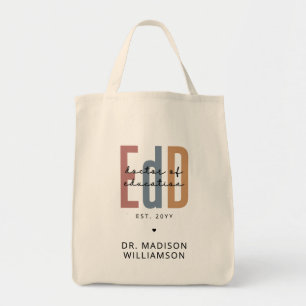 Personalized EdD Doctor Of Education Graduation Tote Bag
