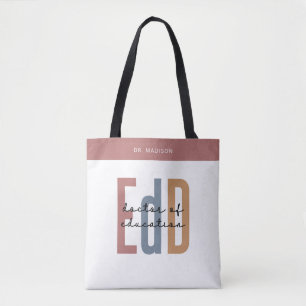 Personalized EdD Doctor Of Education Graduation Tote Bag