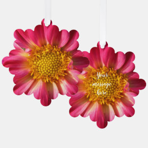 Personalized Editable Floral Gift Tag Ornament Card