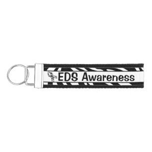 Personalized EDS Awareness Wrist Key Chain