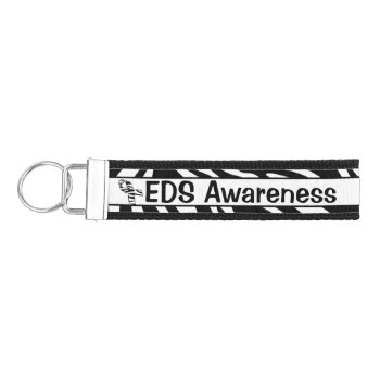 Personalized Eds Awareness Wrist Key Chain by theburlapfrog at Zazzle