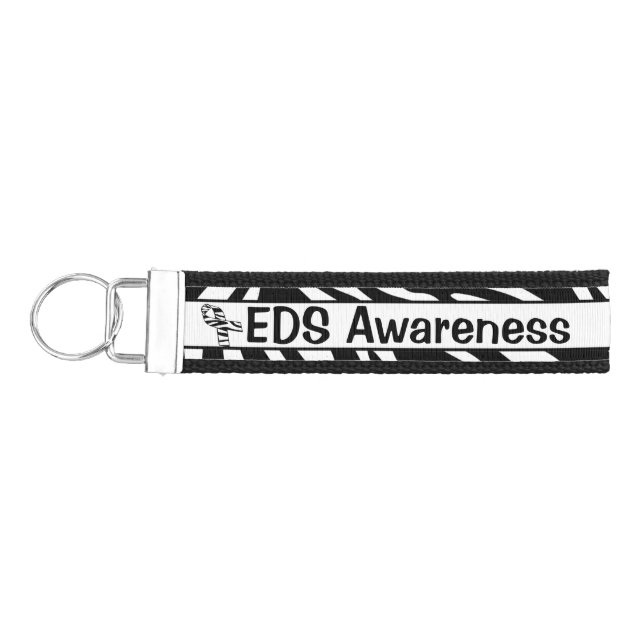 Personalized EDS Awareness Wrist Key Chain (Keys on Left)