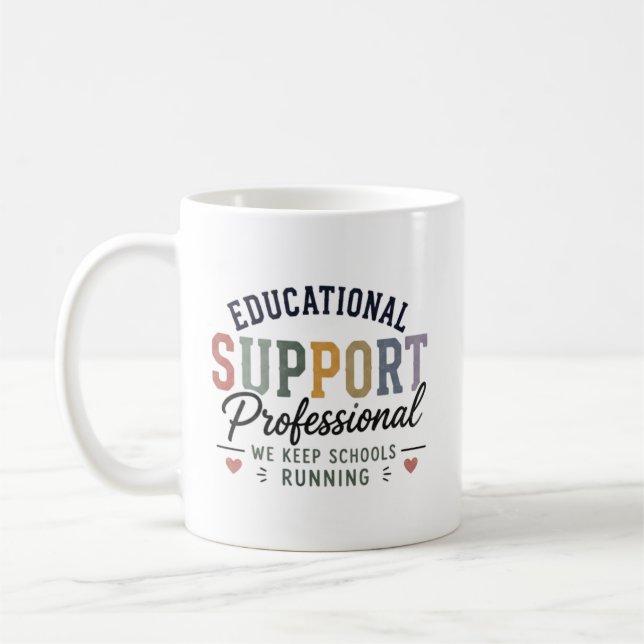Personalized Educational Support Professional gift Coffee Mug (Left)