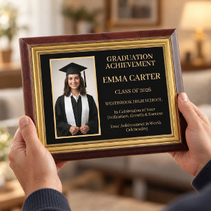 Personalized Educator Photo Award Plaque
