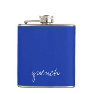 Personalized Egyptian Blue Flask