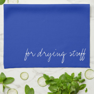 Personalized Egyptian Blue Kitchen Towel