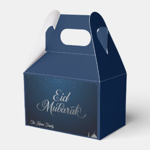 Personalized  Eid Mubarak Favor Boxes