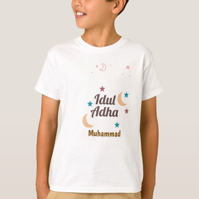 Personalized Eid Ul Adha T-Shirt for Kids - Custom (Front)
