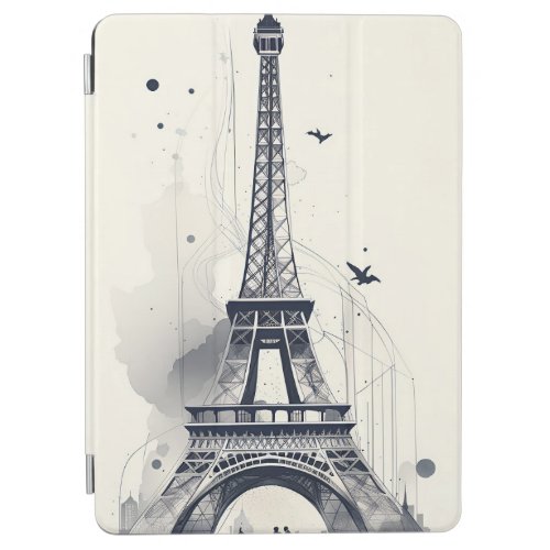Personalized Eiffel Tower iPad Air Cover