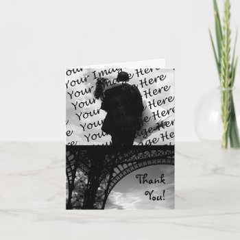 Personalized Eiffel Tower Photo Thank You Cards by TwoBecomeOne at Zazzle